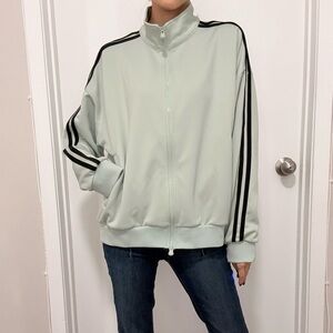 XEXYMIX | Mock Neck Zip Up Athletic Jacket | Green | Size S | Like New